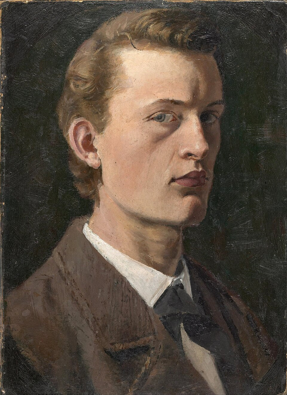 Edvard Munch Self-Portrait, 1882 - Hand Painted Oil Painting