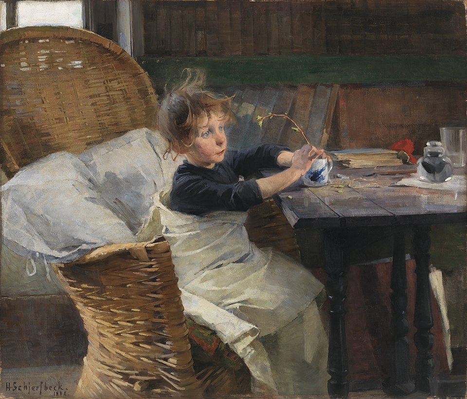 Helene Schjerfbeck The Convalescent - Hand Painted Oil Painting