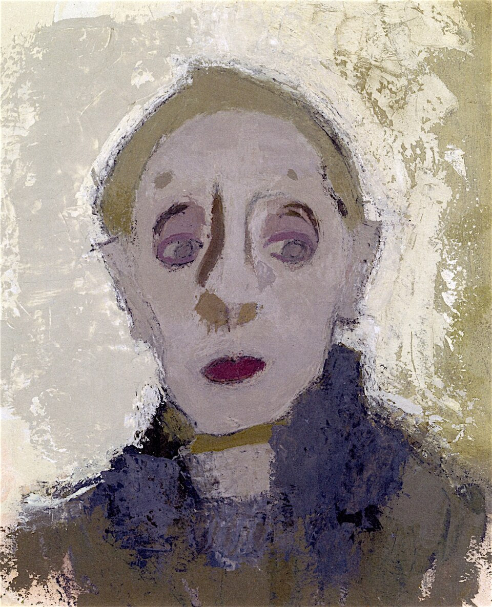 Helene Schjerfbeck Self-Portrait, 1942 - Hand Painted Oil Painting