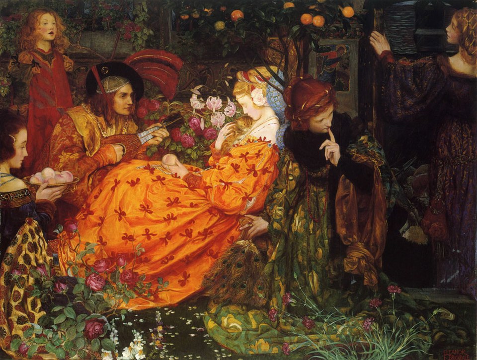 Eleanor Fortescue-Brickdale Riches - Hand Painted Oil Painting