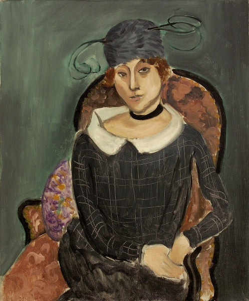 Henri Matisse The Ostrich-Feather Hat - Hand Painted Oil Painting