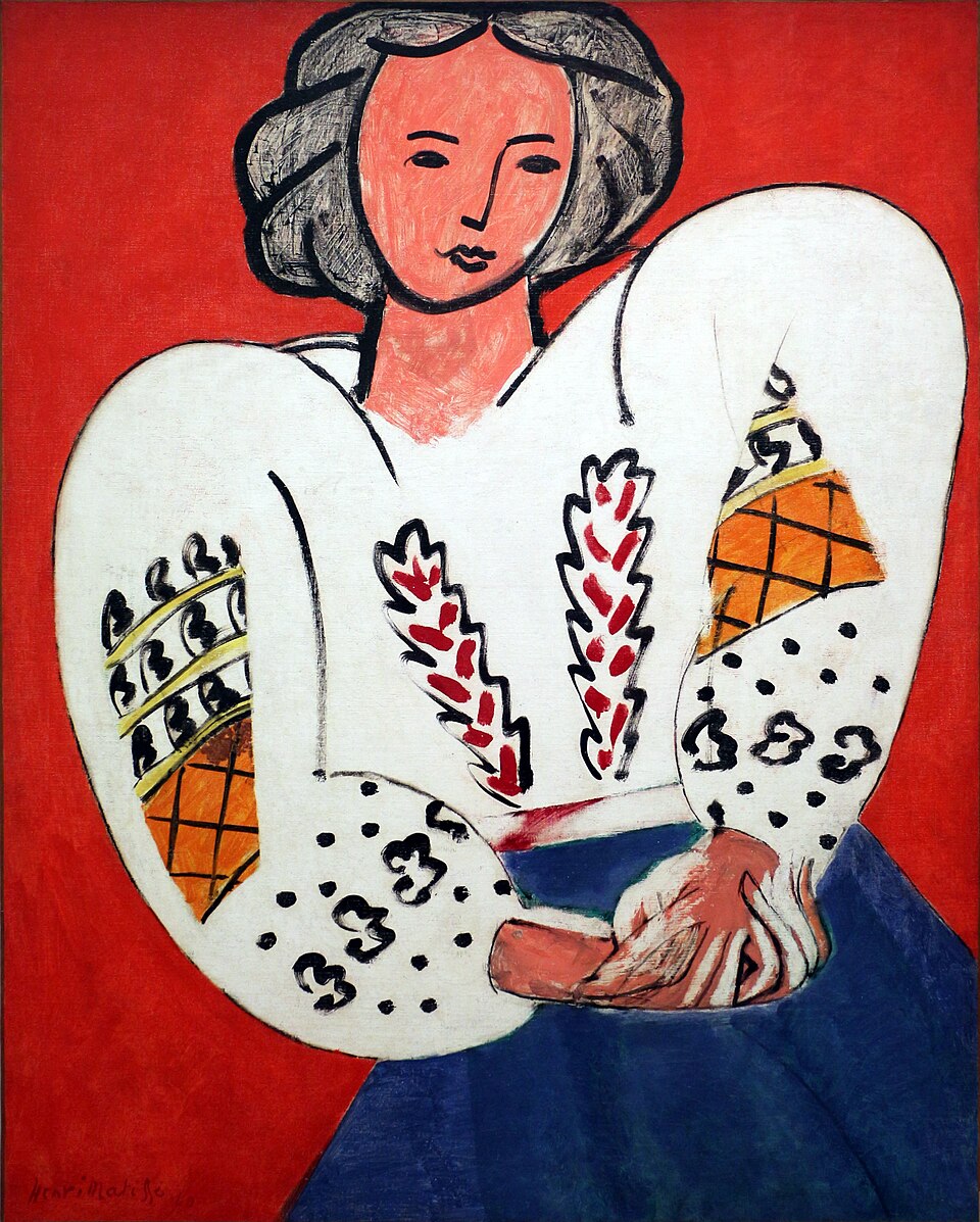 Henri Matisse La Blouse Roumaine - Hand Painted Oil Painting