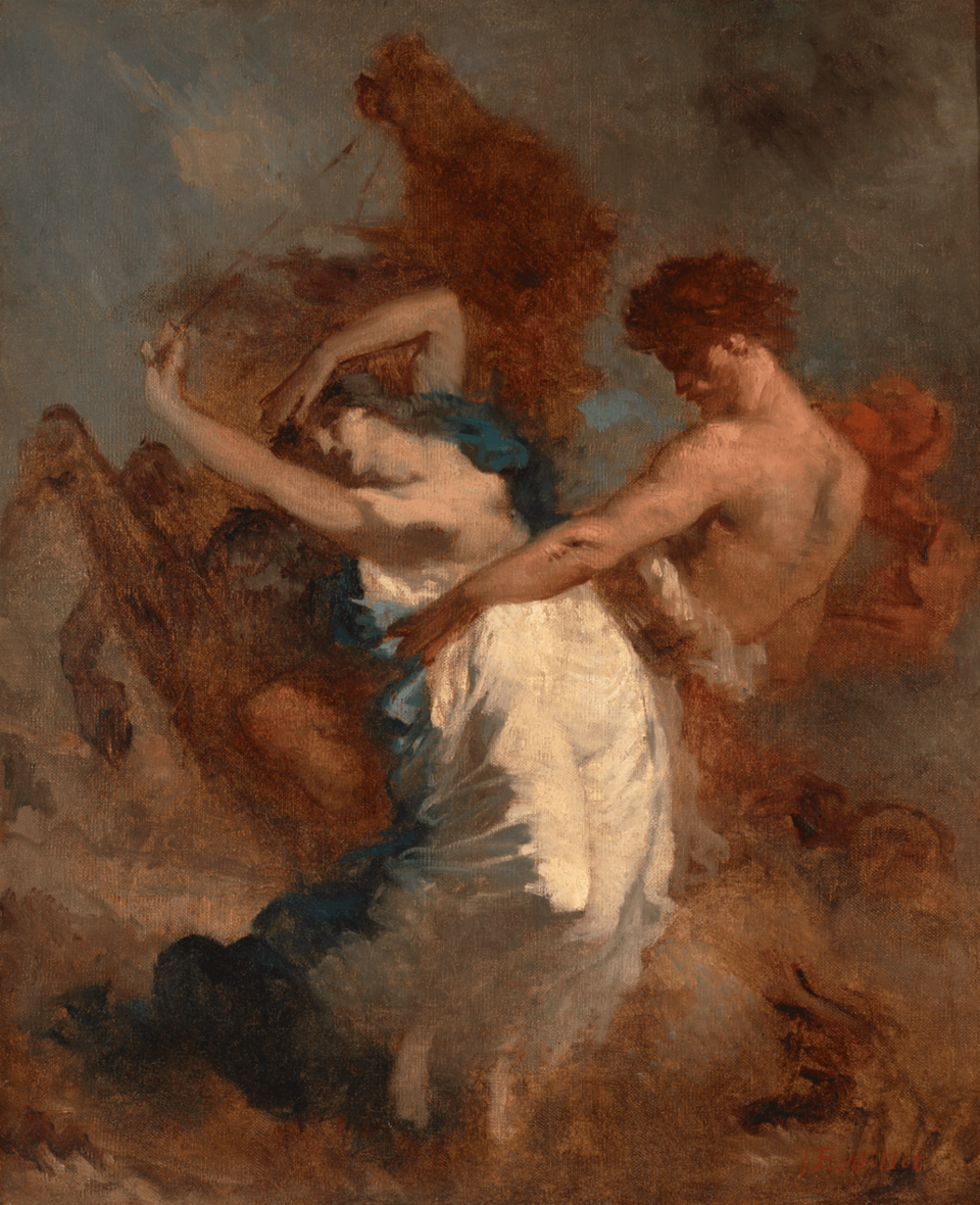 Jean-Francois Millet The Abduction of the Sabine Women - Hand Painted Oil Painting