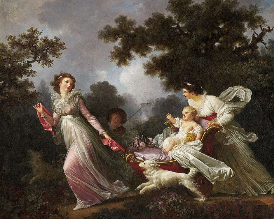 Jean-Honore Fragonard The Beloved Child - Hand Painted Oil Painting