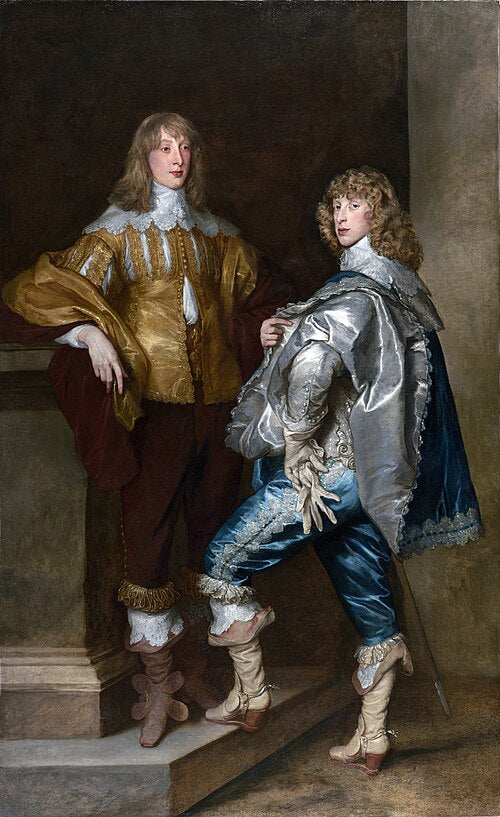 Anthony van Dyck Lord John Stuart and his Brother, Lord Bernard Stuart - Hand Painted Oil Painting