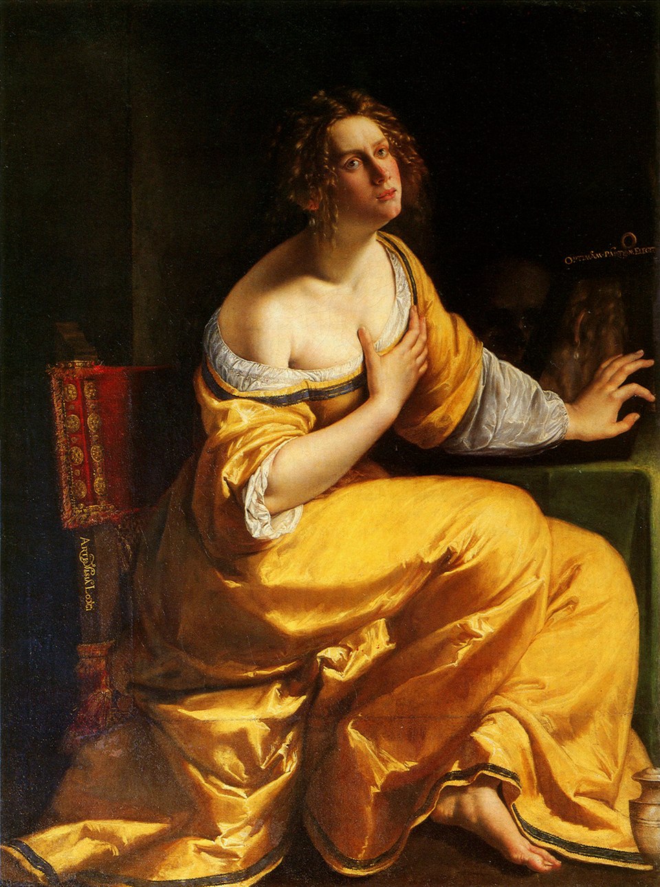 Artemisia Gentileschi Mary Magdalene - Hand Painted Oil Painting