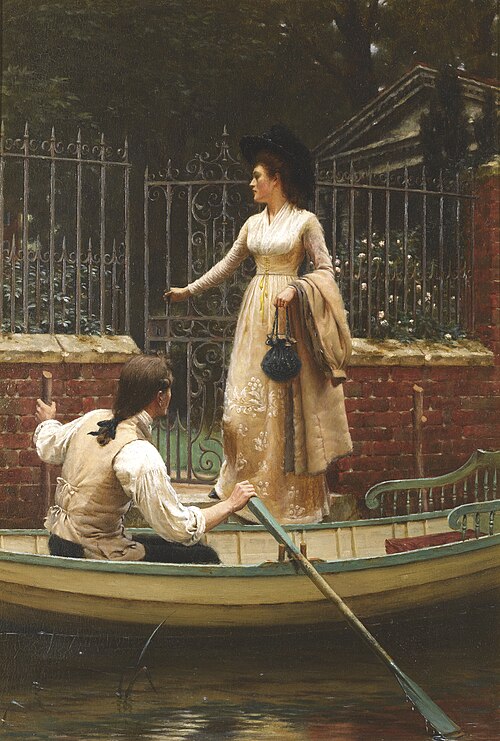 Edmund Blair Leighton The Elopement - Hand Painted Oil Painting