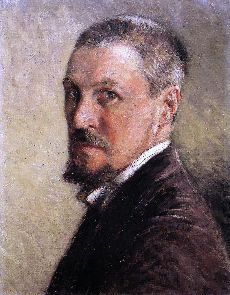Gustave Caillebotte Self Portrait - Hand Painted Oil Painting