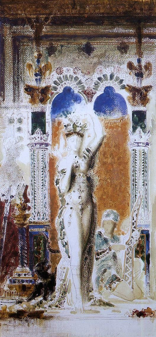Gustave Moreau Salome (also known as Entering the Banquet Room) - Hand Painted Oil Painting