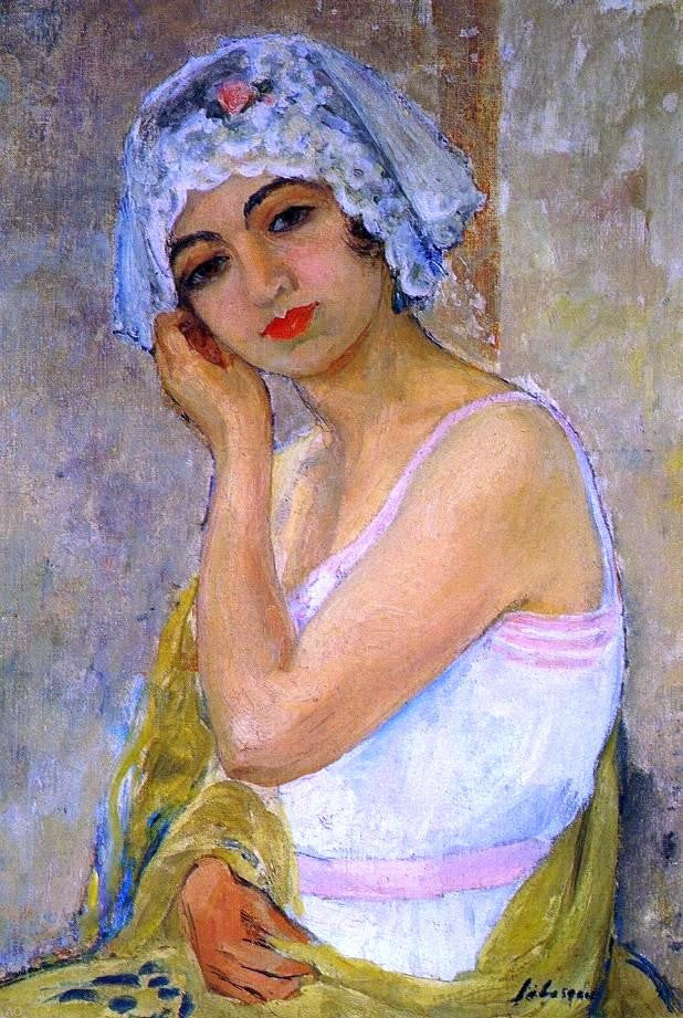 Henri Lebasque Young woman - Hand Painted Oil Painting