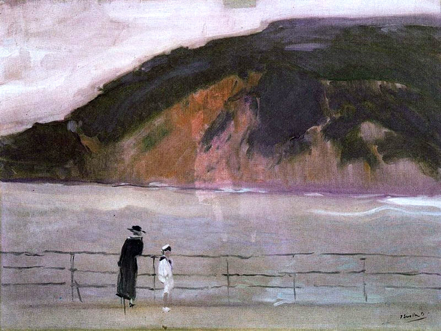 Joaquin Sorolla Y Bastida The Waves - Hand Painted Oil Painting