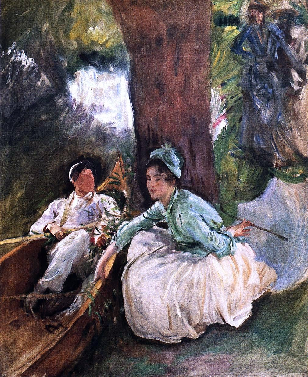 John Singer Sargent By the River - Hand Painted Oil Painting