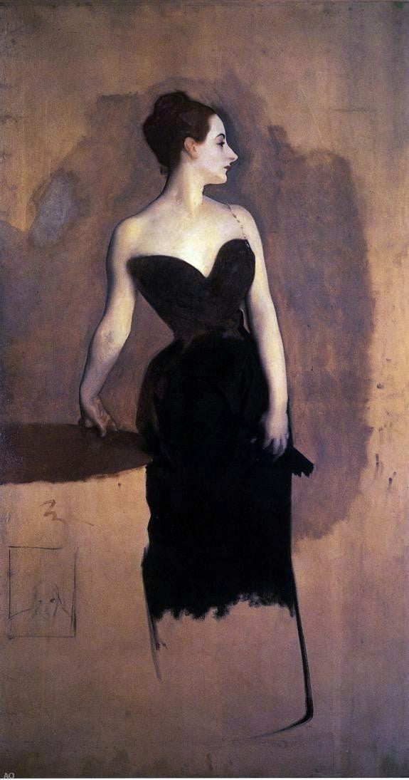 John Singer Sargent Madame Gautreau (unfinished) - Hand Painted Oil Painting
