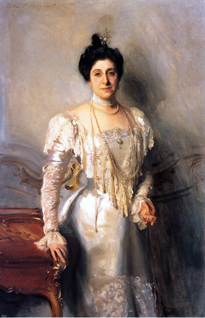 John Singer Sargent Mrs. Asher Wertheimer (Flora Joseph) - Hand Painted Oil Painting