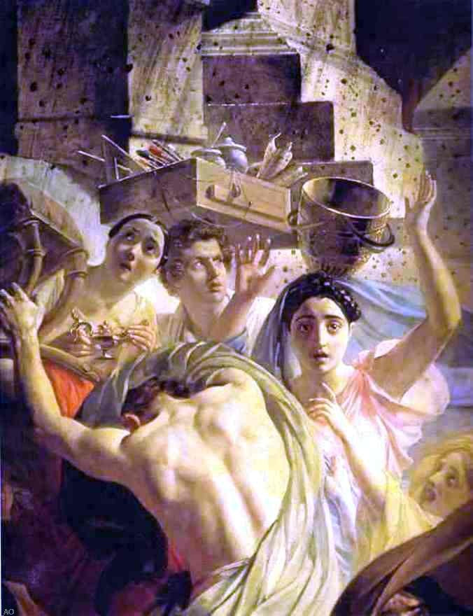 Karl Pavlovich Brulloff The Last Day of Pompeii (detail 1) - Hand Painted Oil Painting