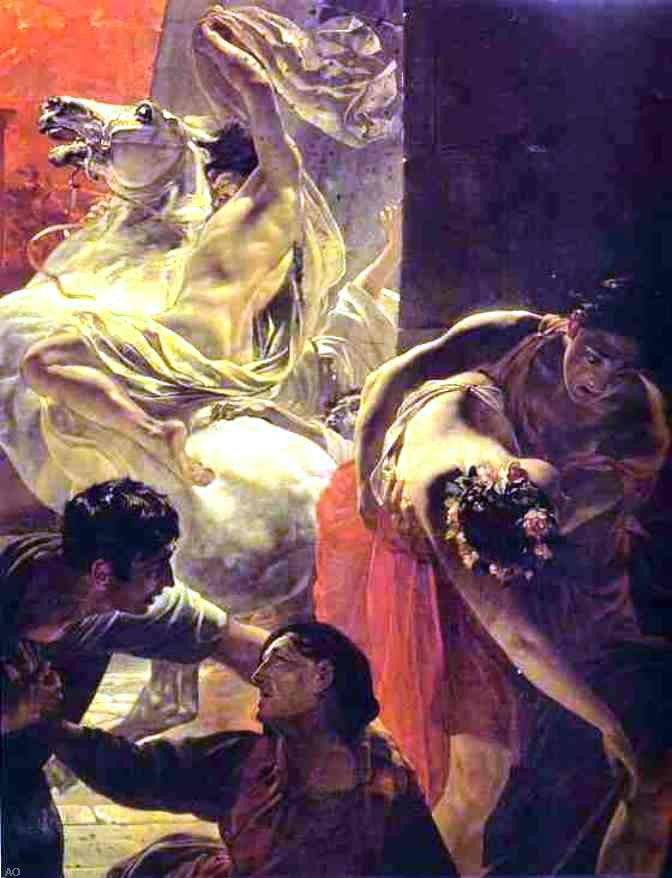Karl Pavlovich Brulloff The Last Day of Pompeii (detail 4) - Hand Painted Oil Painting