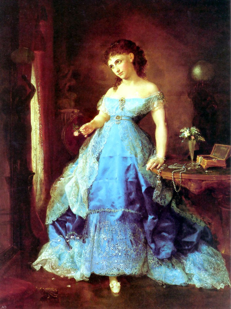 Lilly Martin Spencer We Both Must Fade - Hand Painted Oil Painting