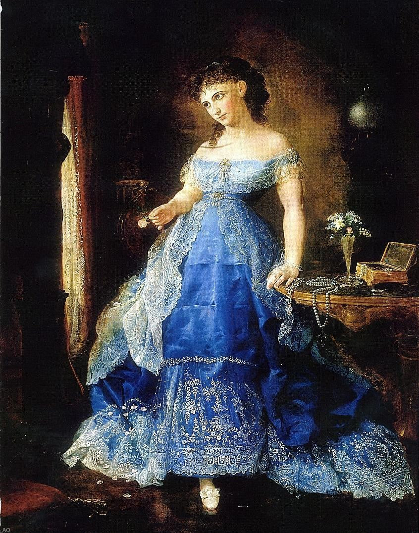 Lilly Martin Spencer We Both Must Fade (also known as Mrs. Fithiann) - Hand Painted Oil Painting