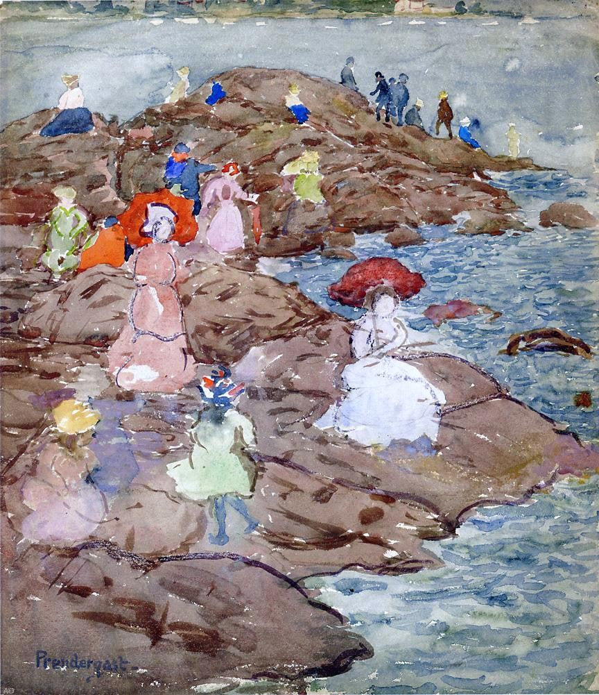 Maurice Prendergast Nantasket - Hand Painted Oil Painting