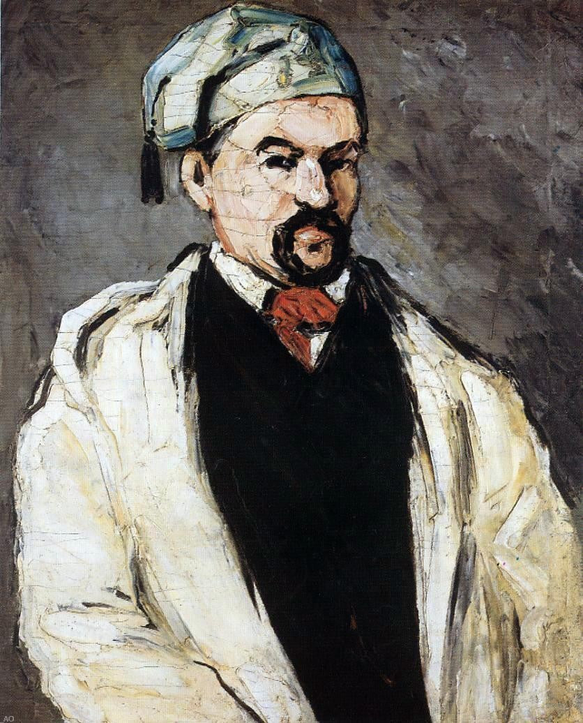 Paul Cezanne Uncle Dominique (also known as Man in a Cotton Hat) - Hand Painted Oil Painting