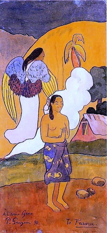 Paul Gauguin Te Faruru (also known as The Encounter) - Hand Painted Oil Painting