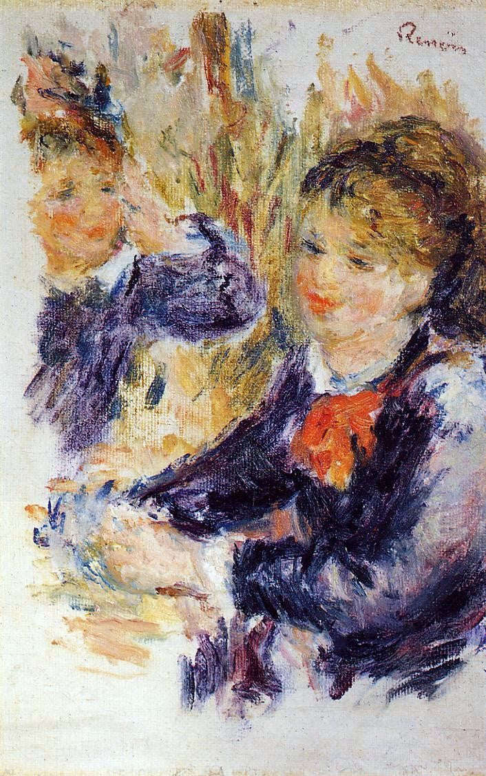 Pierre Auguste Renoir At the Milliner's (study) - Hand Painted Oil Painting