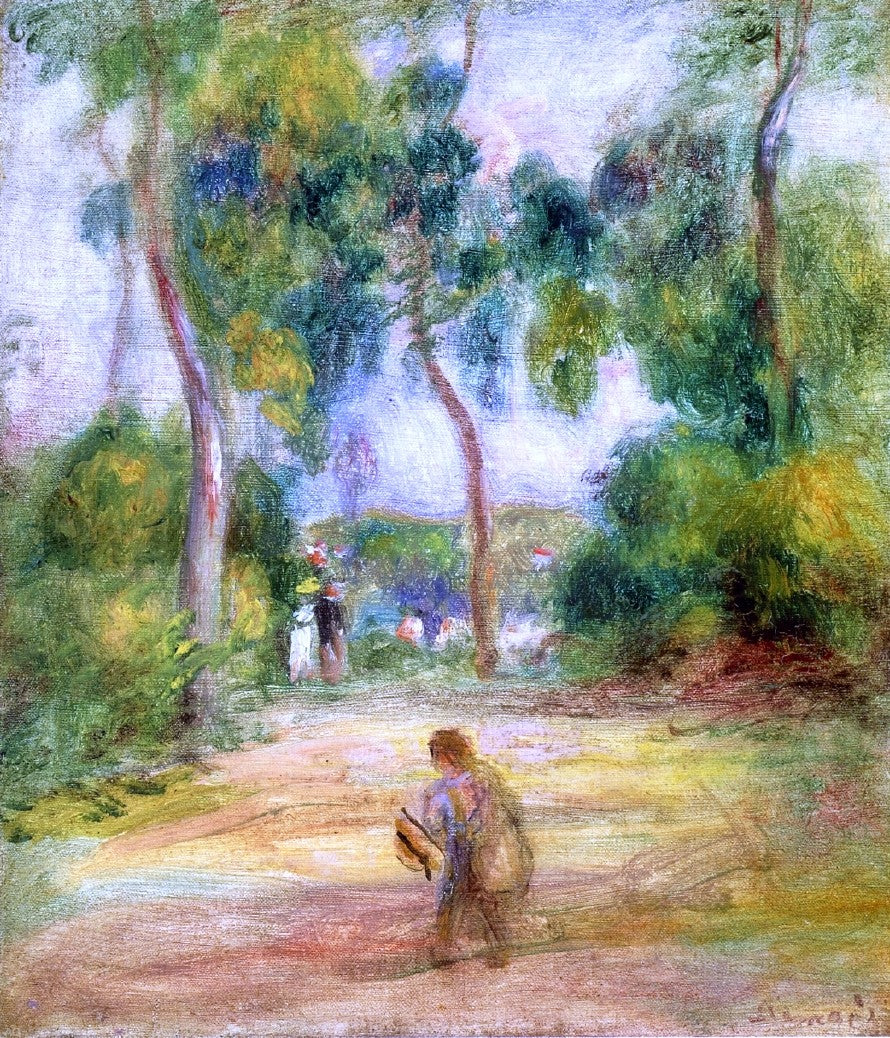 Pierre Auguste Renoir Landscape with Figures - Hand Painted Oil Painting