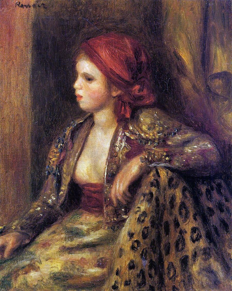Pierre Auguste Renoir Odalisque - Hand Painted Oil Painting