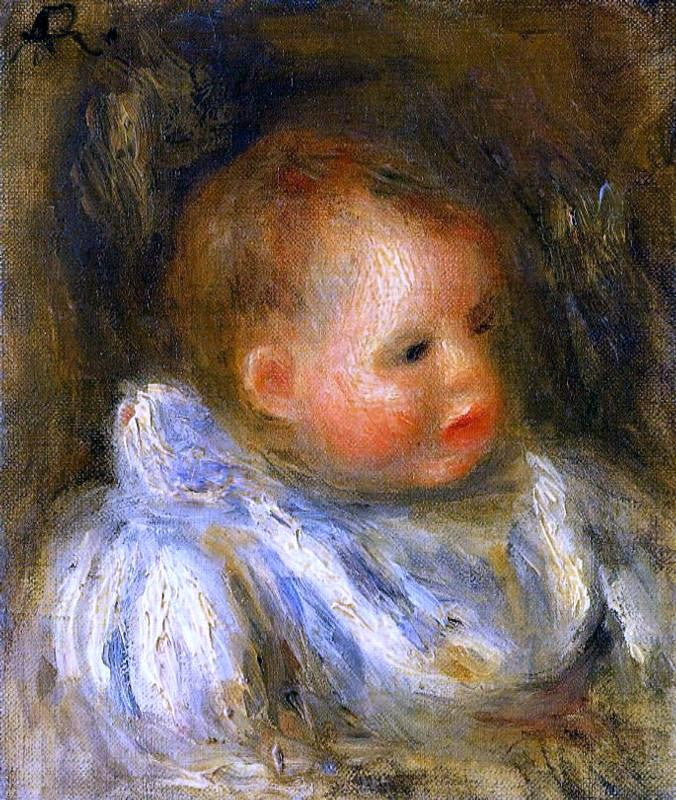  Pierre Auguste Renoir Portrait of Coco - Hand Painted Oil Painting