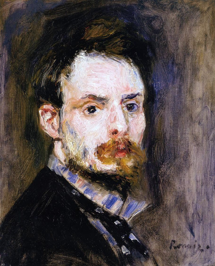 Pierre Auguste Renoir Self Portrait - Hand Painted Oil Painting
