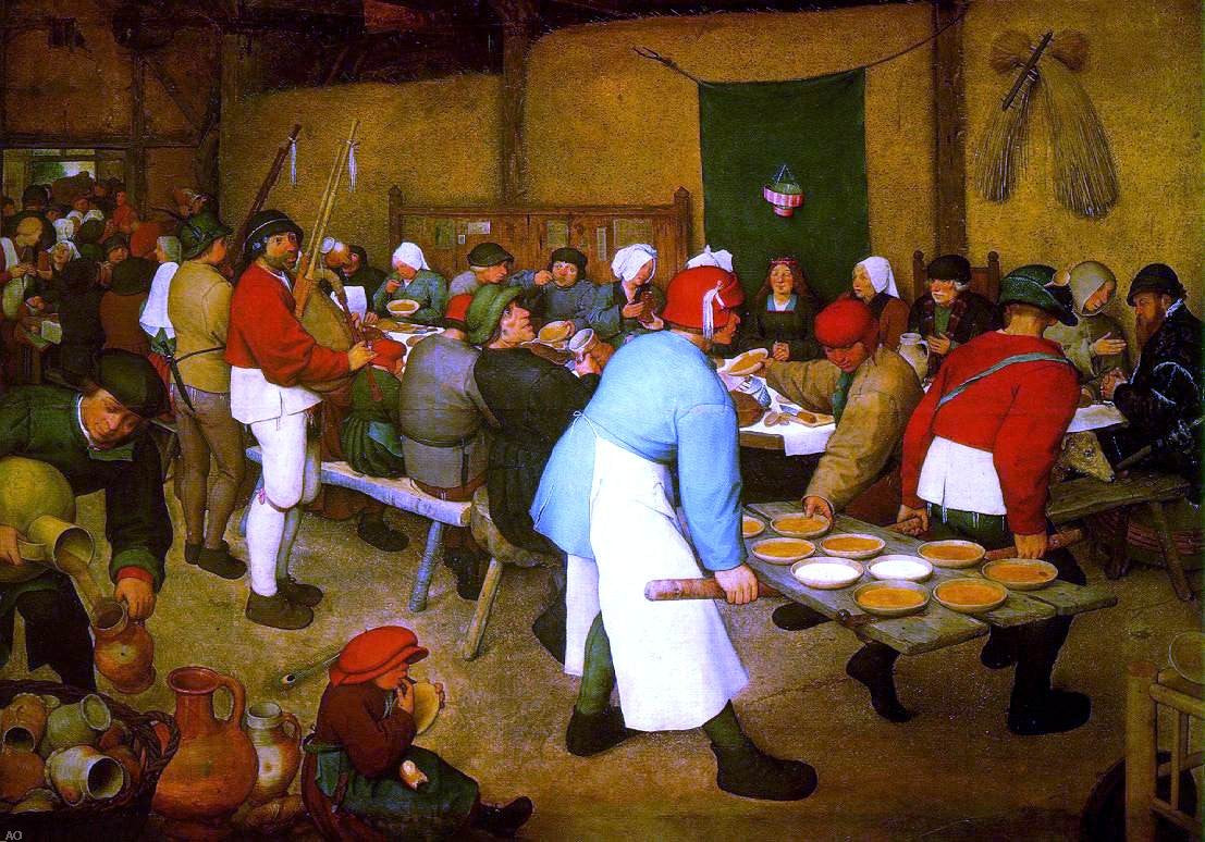 The Elder Pieter Bruegel Peasant wedding - Hand Painted Oil Painting