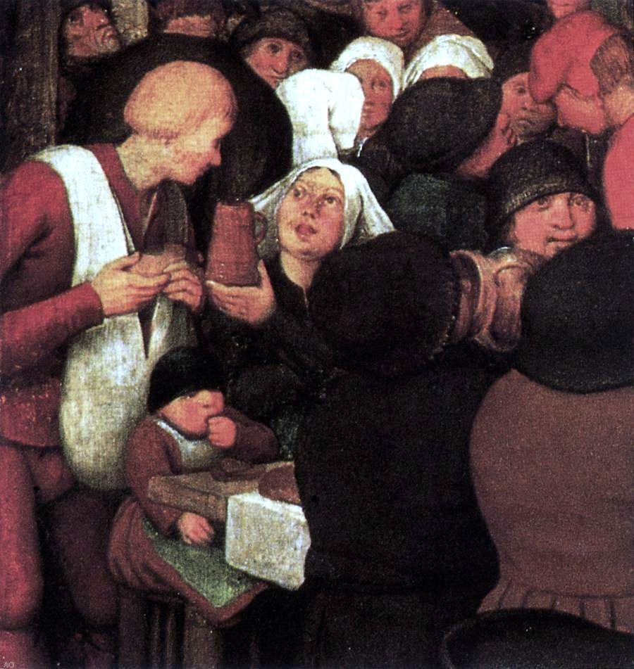 The Elder Pieter Bruegel Peasant Wedding (detail) - Hand Painted Oil Painting