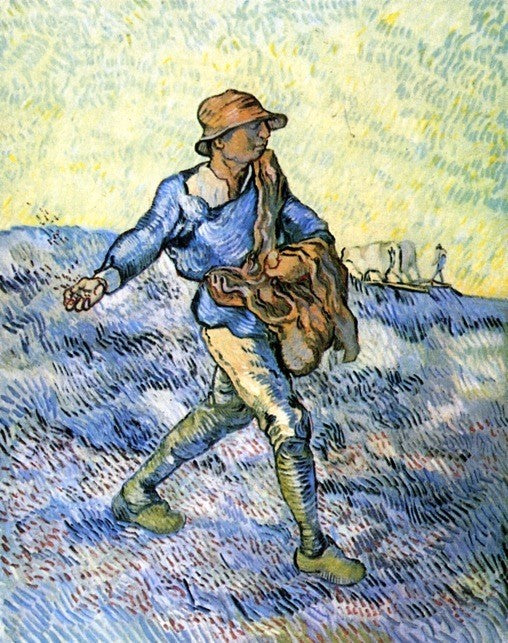 Vincent Van Gogh The Sower (after Millet) - Hand Painted Oil Painting