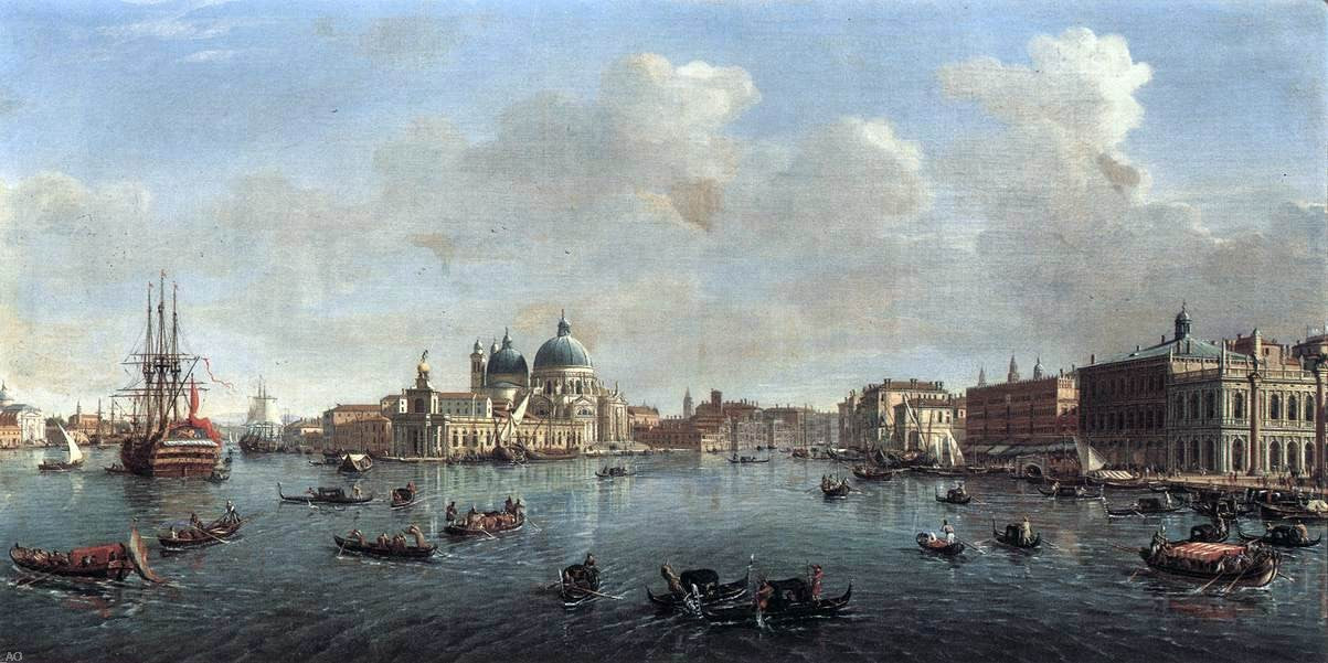 Caspar Andriaans Van Wittel Bacino di San Marco - Hand Painted Oil Painting