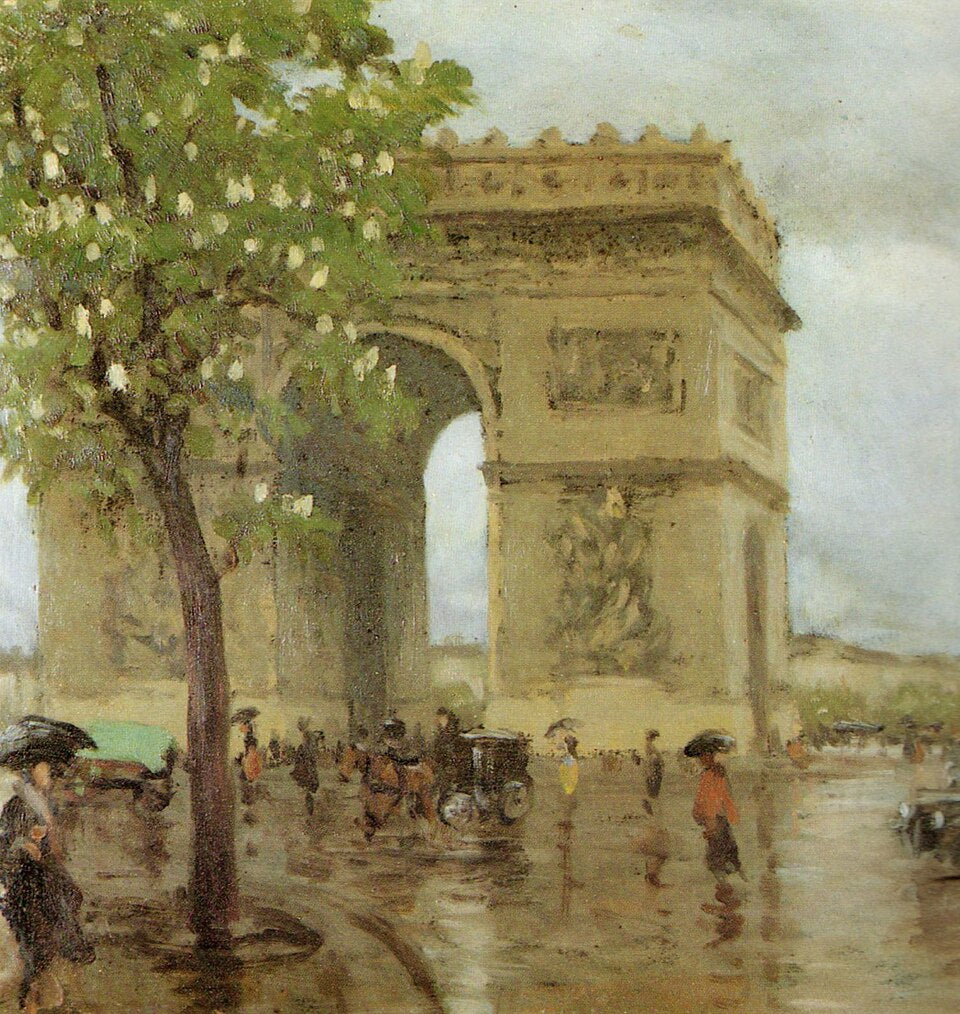 Tavik Frantisek Simon Place de L'etoile - Hand Painted Oil Painting