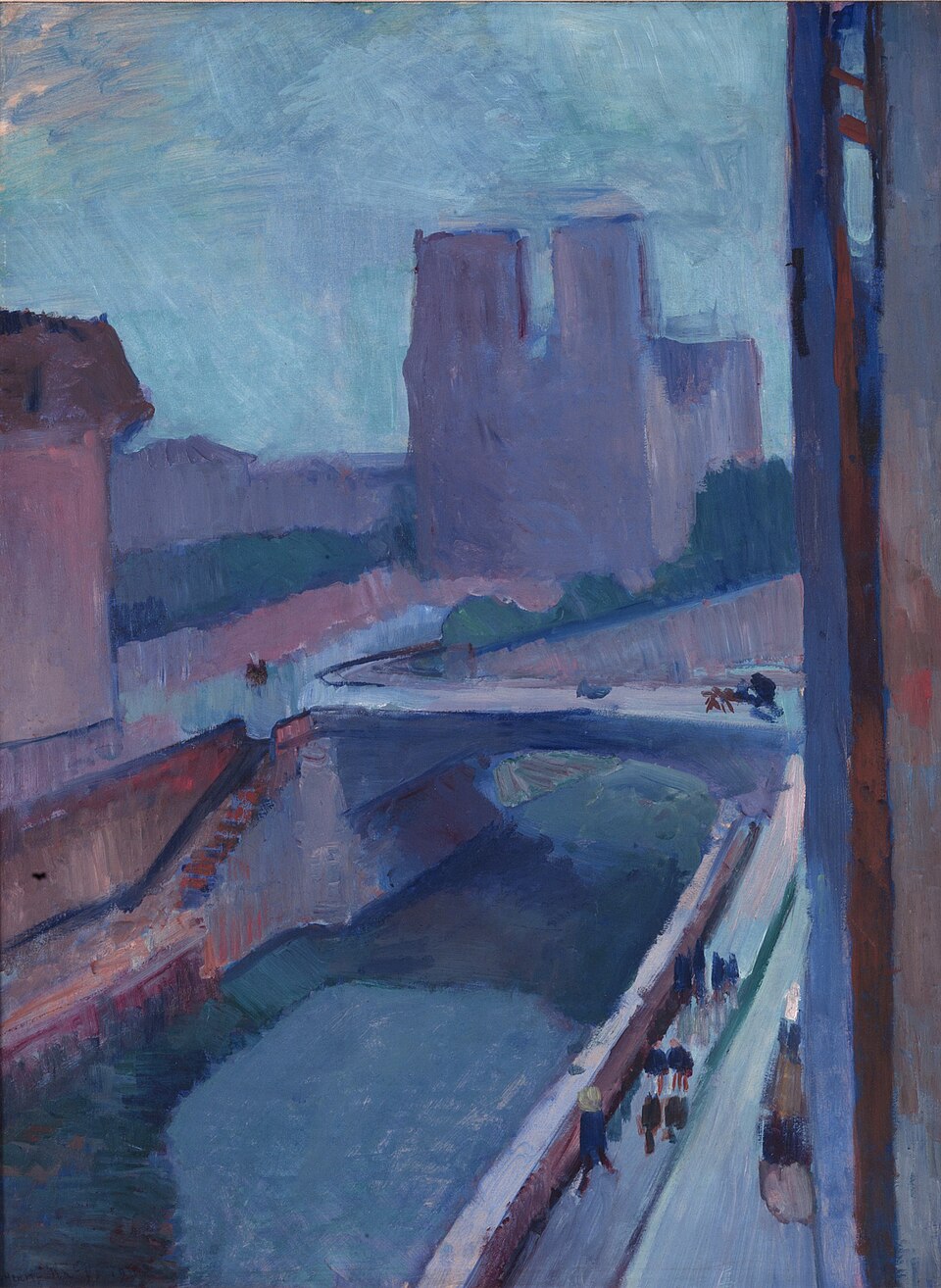 Henri Matisse A Glimpse of Notre-Dame in the Late Afternoon - Hand Painted Oil Painting