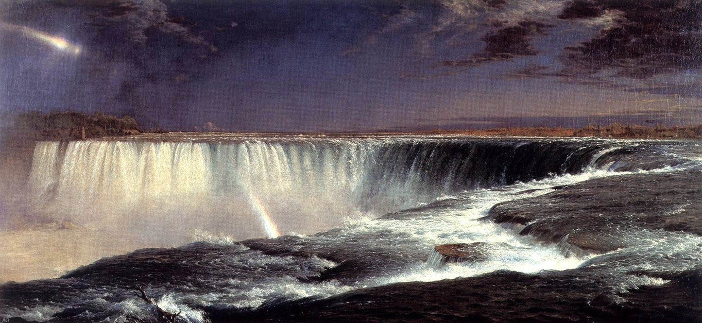  Frederic Edwin Church Niagara Falls - Hand Painted Oil Painting