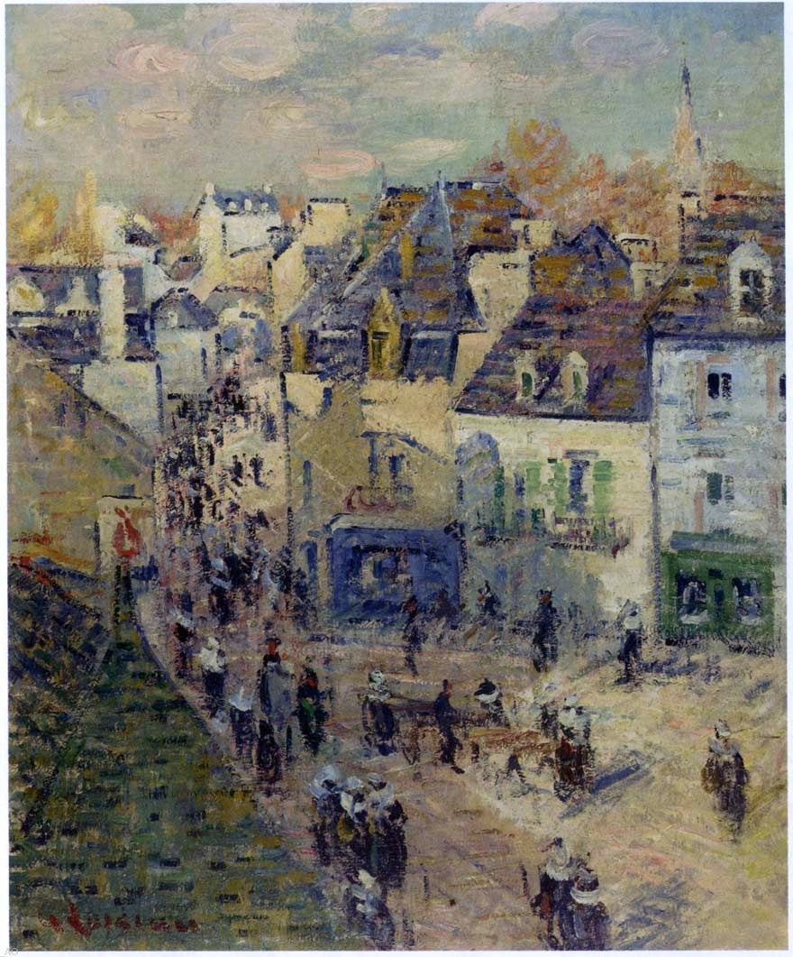 Gustave Loiseau Pont Aven - Hand Painted Oil Painting