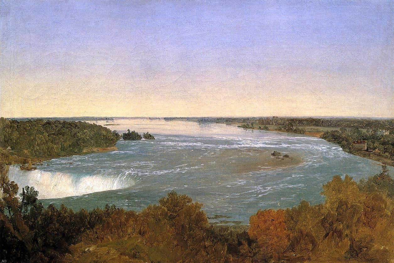 John Frederick Kensett Niagara Falls and the Rapids - Hand Painted Oil Painting
