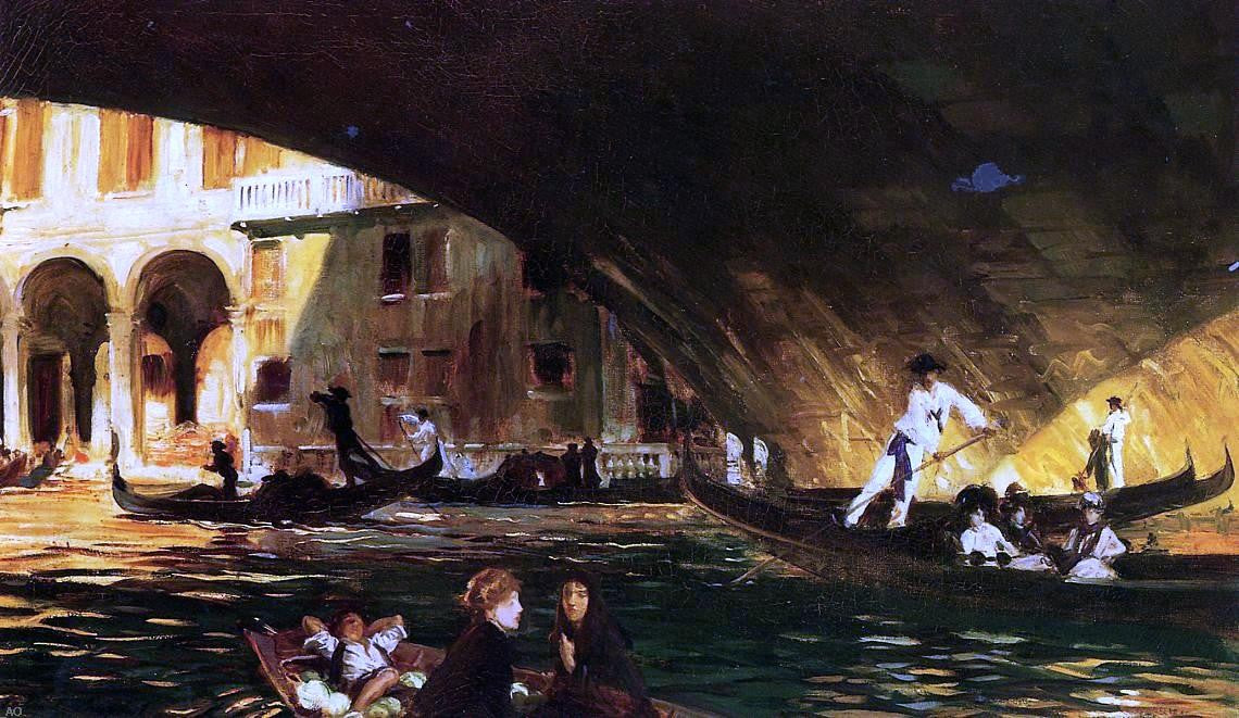 John Singer Sargent The Rialto - Hand Painted Oil Painting
