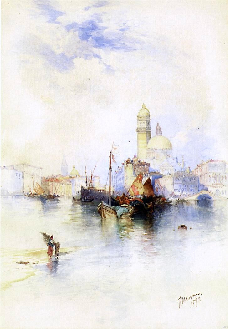 Thomas Moran Venice - Hand Painted Oil Painting