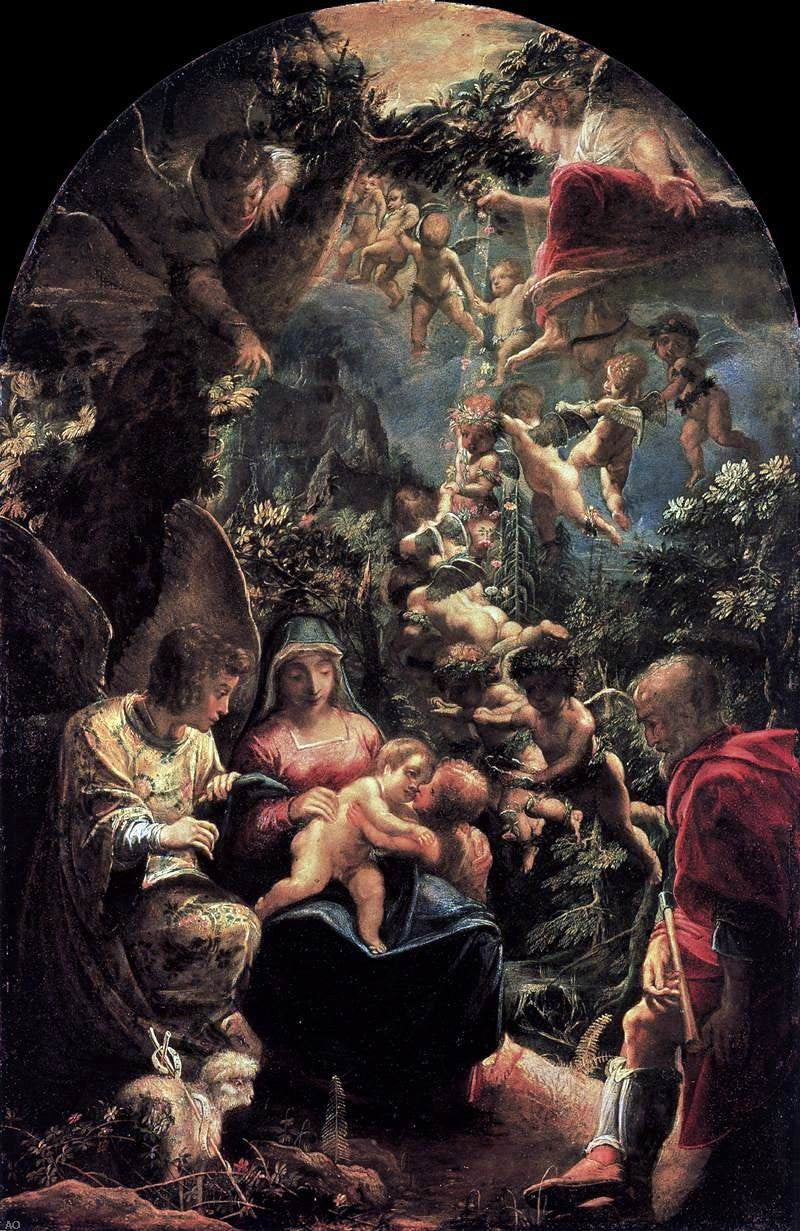 Adam Elsheimer Rest on Flight into Egypt - Hand Painted Oil Painting