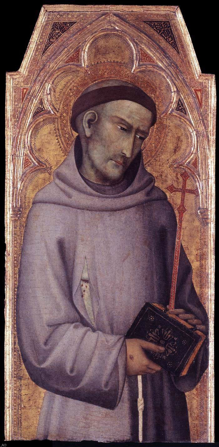 Andrea di Vanni D'Andrea St Francis of Assisi - Hand Painted Oil Painting
