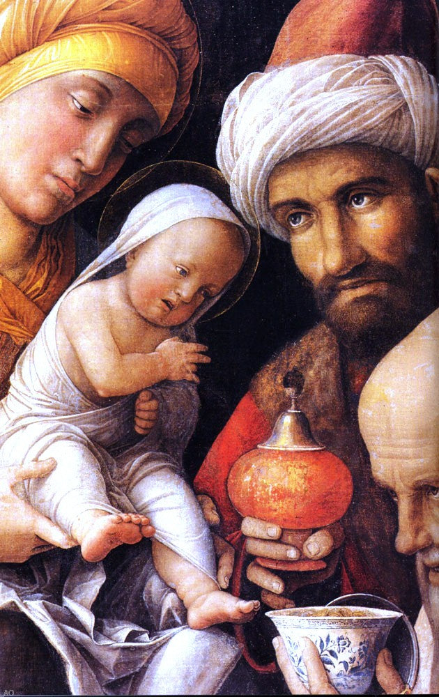  Andrea Mantegna Adoration of the Magi [detail] - Hand Painted Oil Painting