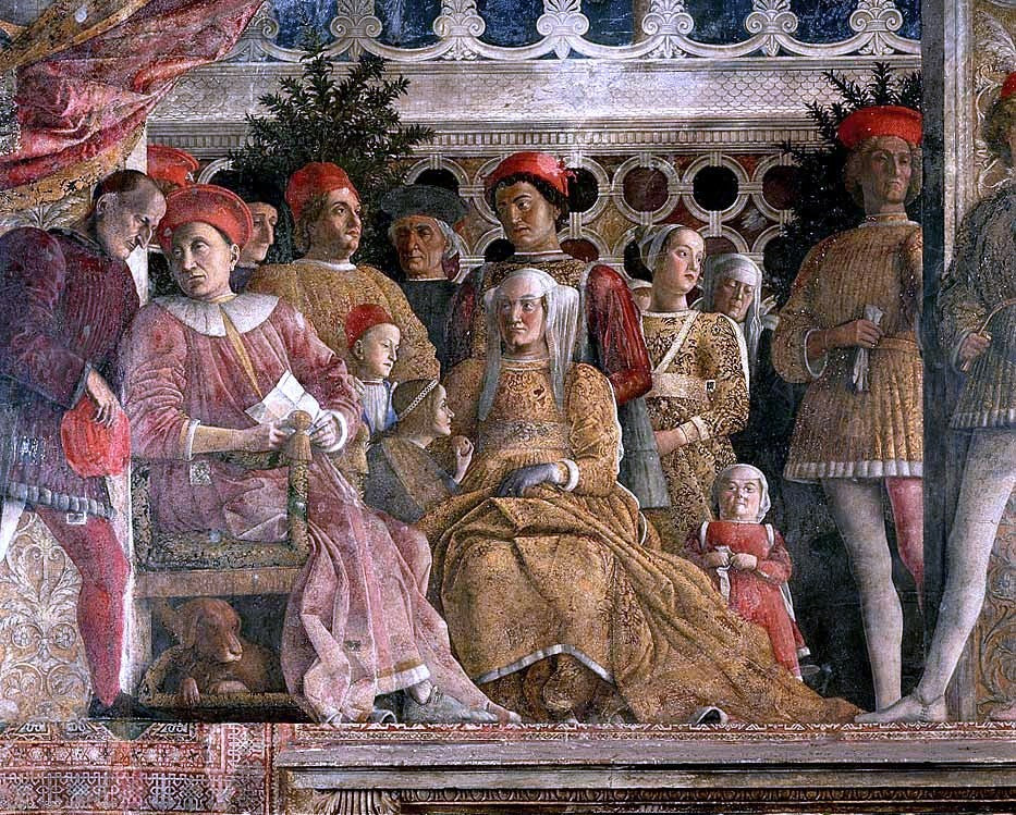 Andrea Mantegna The Court of Mantua (detail) - Hand Painted Oil Painting