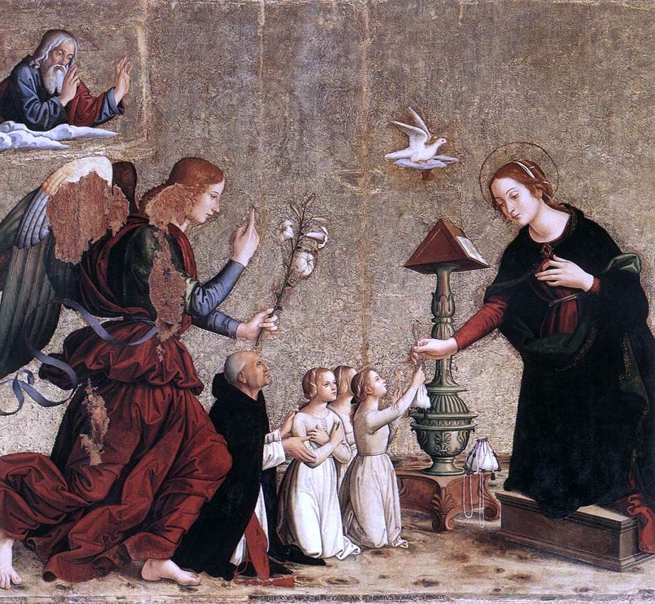 Antoniazzo Romano Annunciation - Hand Painted Oil Painting