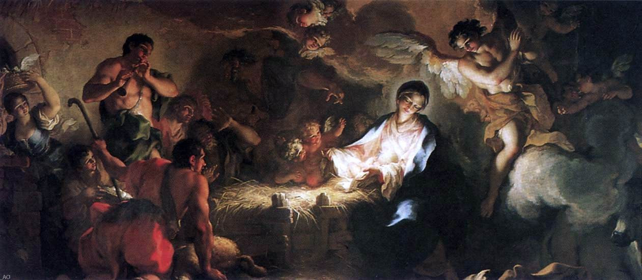 Antonio Balestra Adoration of the Shepherds - Hand Painted Oil Painting