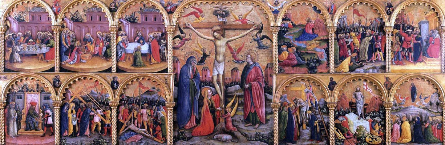 Antonio Vivarini Passion Polyptych - Hand Painted Oil Painting