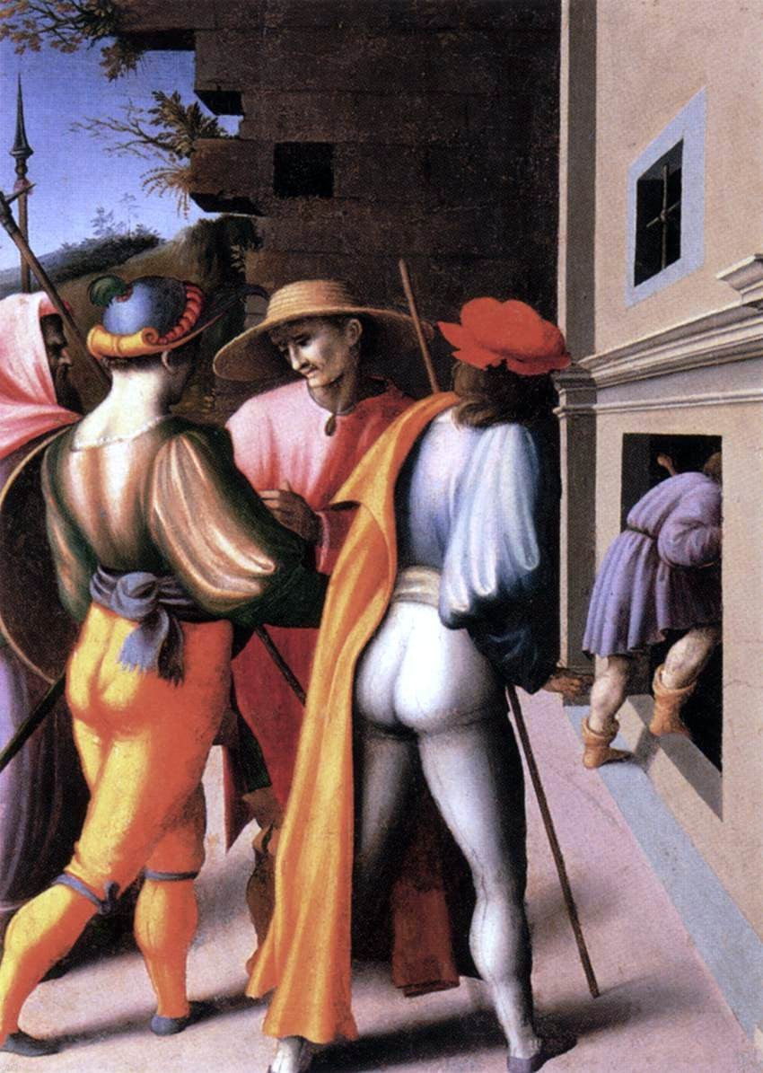  II Francesco Ubertini Bacchiacca Scenes from the Story of Joseph: The Arrest of His Brethren - Hand Painted Oil Painting