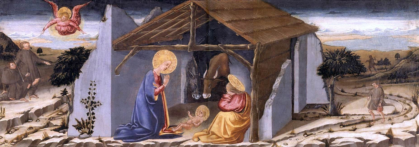 Bicci Di Neri Nativity - Hand Painted Oil Painting